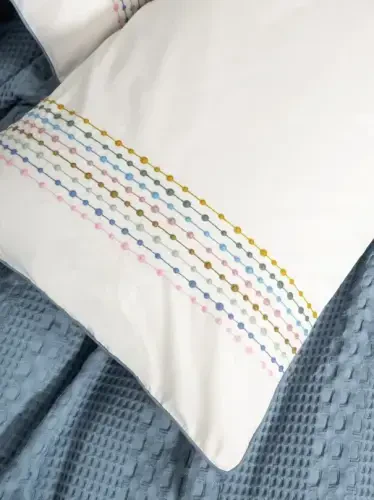 Cotton Box Aura Çift Kişilik Pike Takımı Pebble İndigo - 3