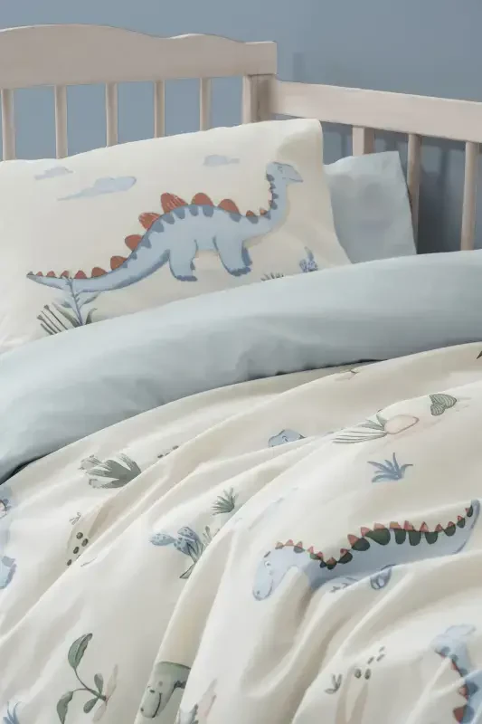 Cotton Box Baby Duvet Cover Set Dinora Blue - 2