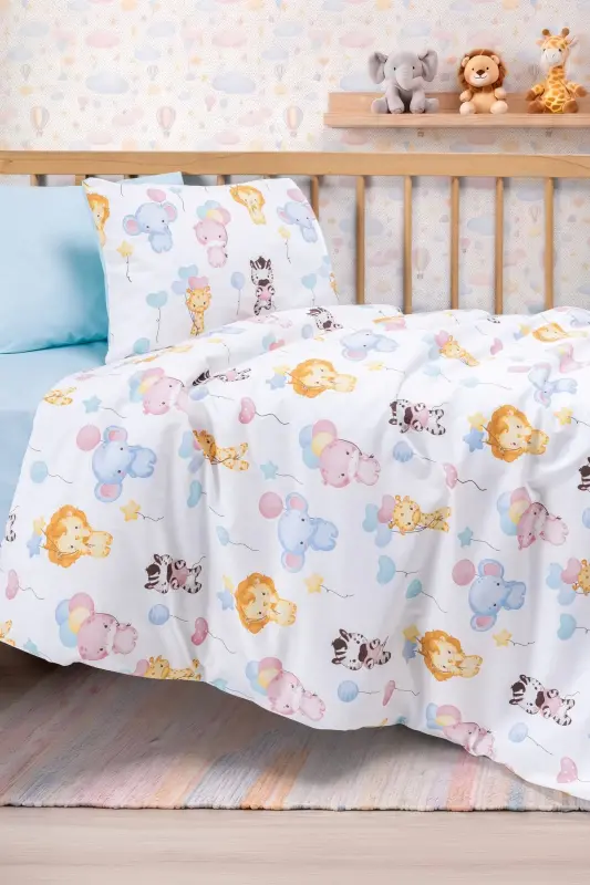 Cotton Box Bebek Nevresim Takımı Cubby Mint - 1