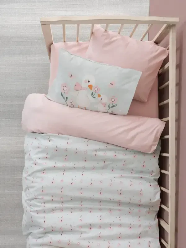 Cotton Box Bebek Nevresim Takımı Mamiduck Pembe - NEVRESIMDUNYASI