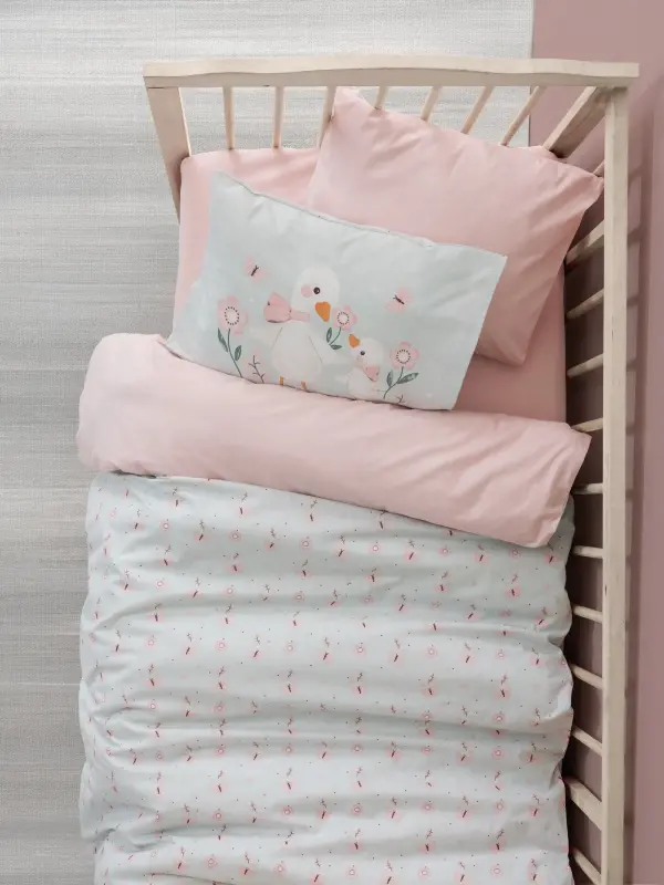 Cotton Box Bebek Nevresim Takımı Mamiduck Pembe - 1