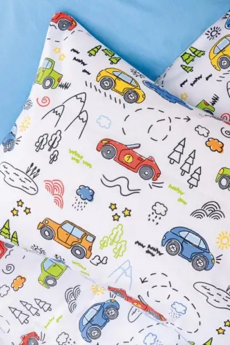Cotton Box Bebek Nevresim Takımı Scooty Mavi - NEVRESIMDUNYASI (1)