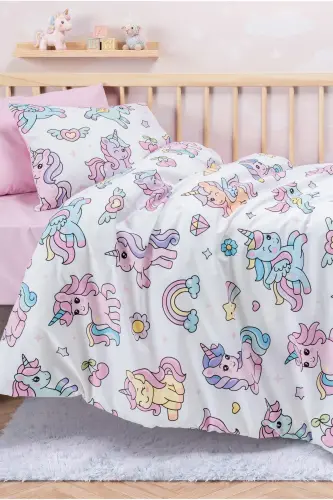 Cotton Box Bebek Nevresim Takımı Sparky Pembe - 1
