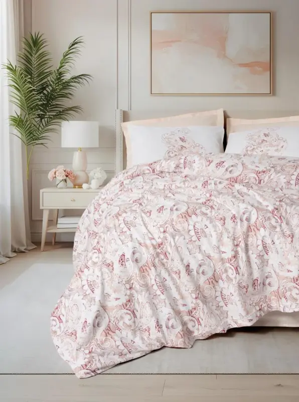 Cotton Box Bohem Nevresim Takımı Çift Kişilik Serava Somon - NEVRESIMDUNYASI