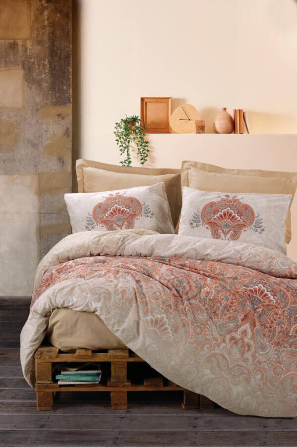 Cotton Box Bohemian Duvet Set Double Loreta Beige - 7