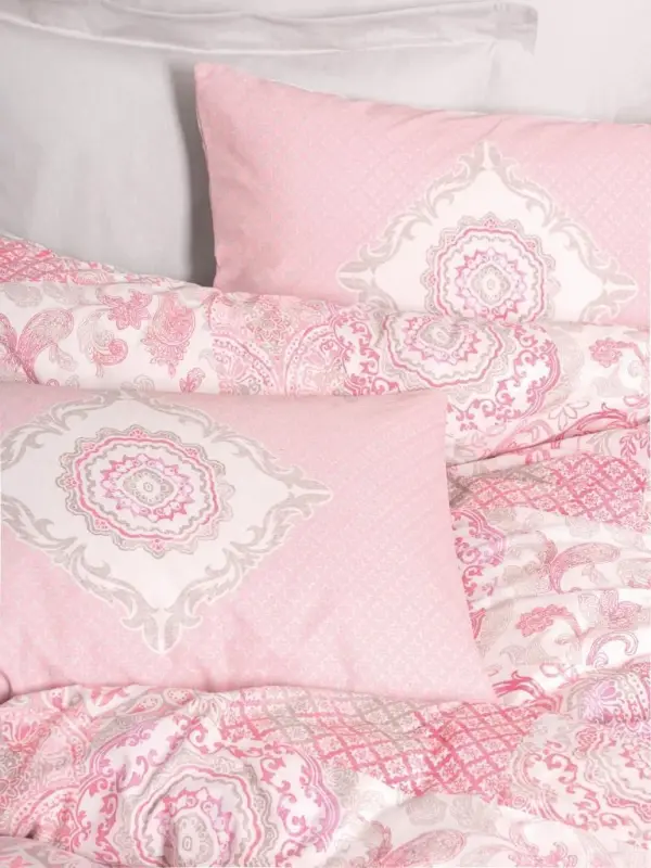 Cotton Box Boho Bedding Set Double Saldo Beige - 2