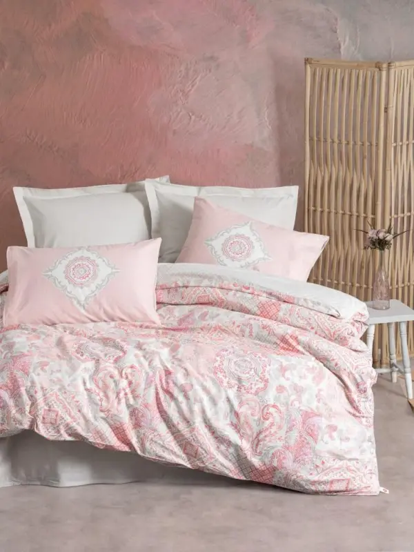 Cotton Box Boho Bedding Set Double Saldo Beige - 1