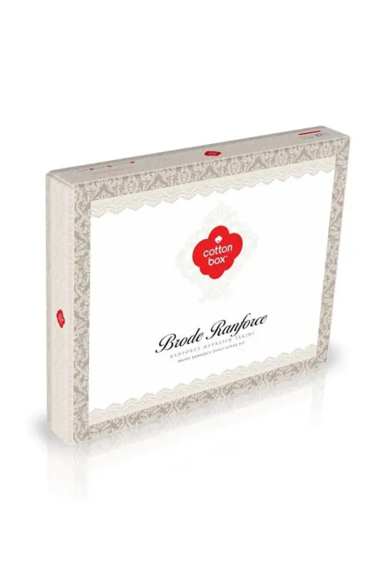 Cotton Box Brode Ranforce Çift Kişilik Nevresim Takımı Joli Kiremit - 3