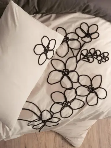 Cotton Box Brode Ranforce Çift Kişilik Nevresim Takımı Panos Kahve - 2