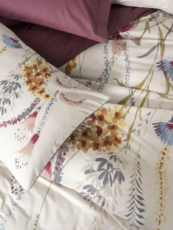 Cotton Box Çift Kişilik Modeline Nevresim Takımı Flos Bordo - 2