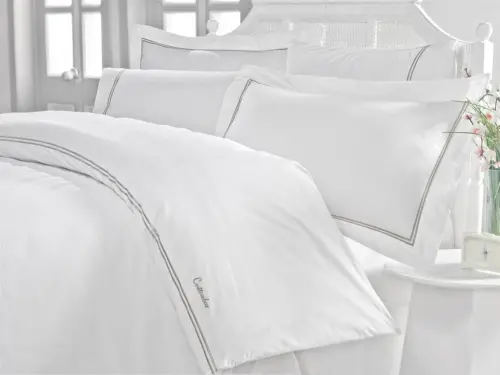 Cotton Box Clasic Cotton Bed Linen Set Double Size Mehveş - 2