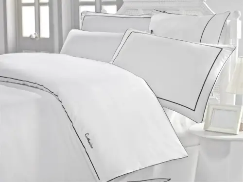 Cotton Box Clasic Cotton Duvet Cover Set Double Mahur - 1