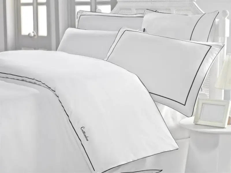 Cotton Box Clasic Cotton Duvet Cover Set Double Mahur - 1