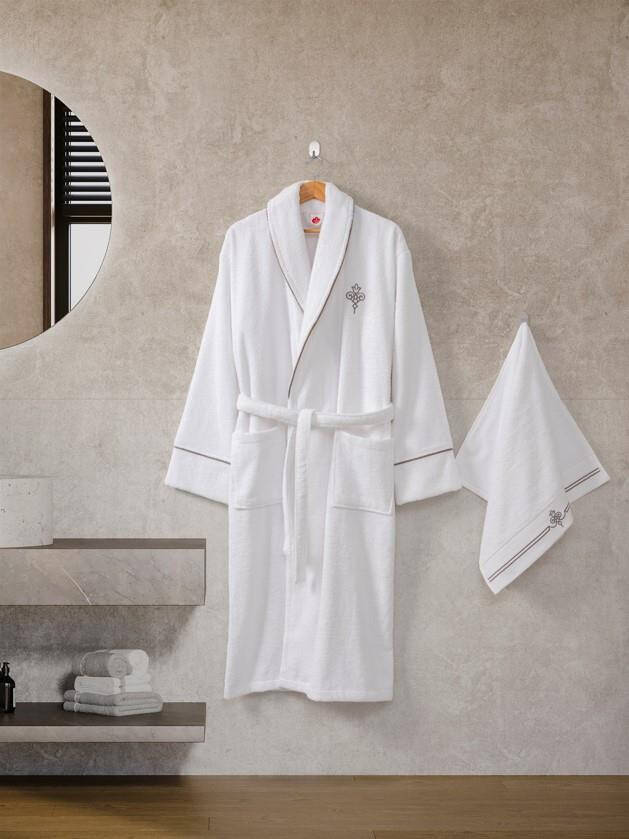 Cotton Box Classic Bathrobe Set Güher M-L Women - 4