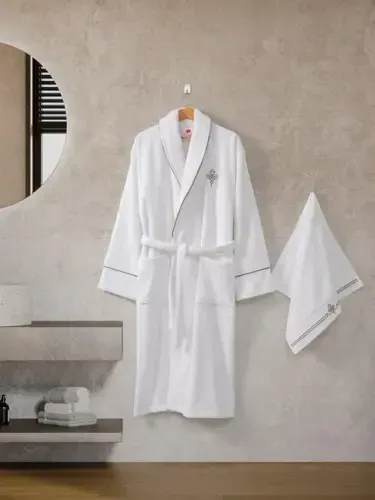 Cotton Box Classic Bathrobe Set Guher M-L Women - 1