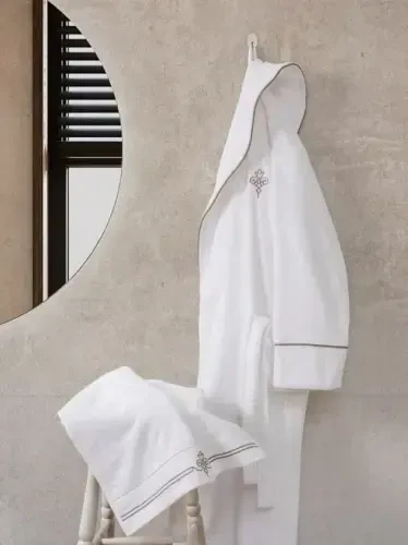 Cotton Box Classic Bathrobe Set Guher M-L Women - 2