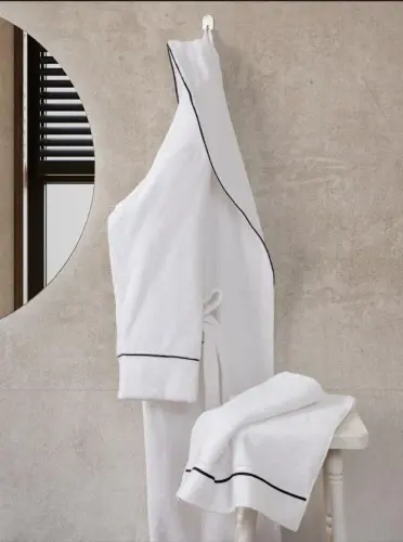 Cotton Box Classic Bathrobe Set Mahur L-XL Unisex - NEVRESIMDUNYASI (1)