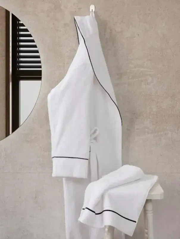 Cotton Box Classic Bathrobe Set Mahur M-L Unisex - 2