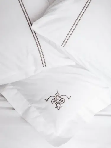 Cotton Box Classic Cotton Duvet Cover Set Double Guher - NEVRESIMDUNYASI (1)