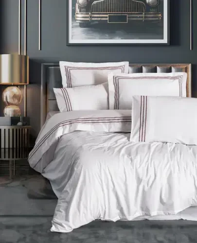 Cotton Box Classic Paxta choyshablar to'plami ikki kishilik Helya - 1