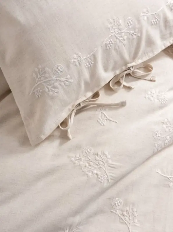 Cotton Box Cotton Keten Çift Kişilik Nevresim Takımı Esmira - 4