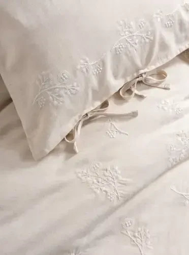 Cotton Box Cotton Keten Çift Kişilik Nevresim Takımı Esmira - 4