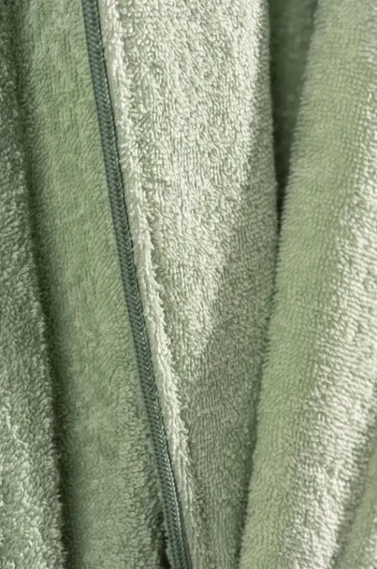 Cotton Box Deluxe Single Bathrobe Set Green - 2