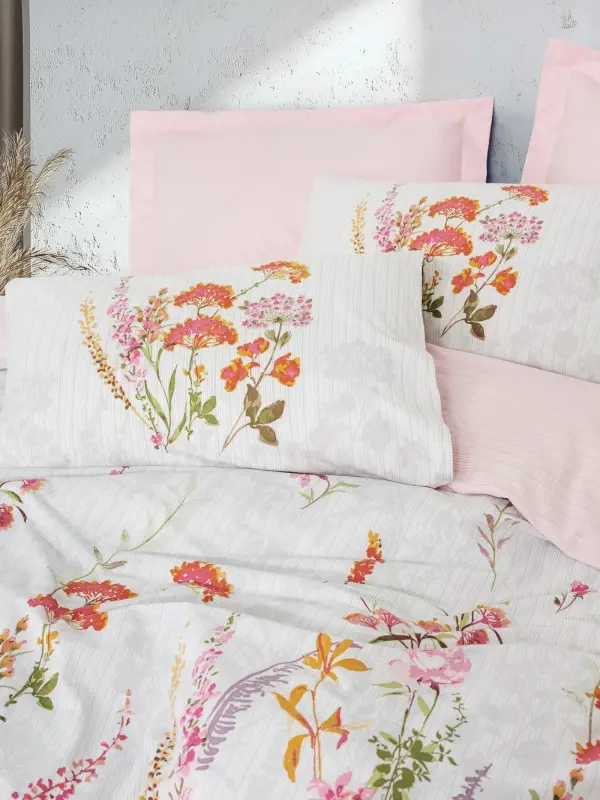 Cotton Box Double Duvet Cover Set Lilura Pink - 2