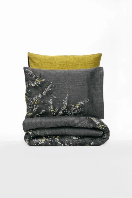Cotton Box Double Satin Bedding Set Libby Green - 3