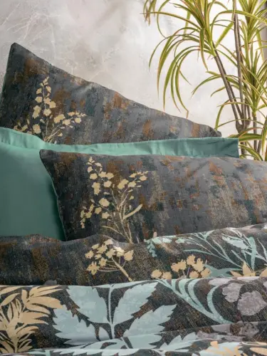 Cotton Box Double Size Satin Duvet Cover Set Clorasa Mint - NEVRESIMDUNYASI (1)