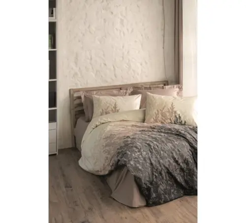 Cotton Box Dual Çift Kişilik Nevresim Takımı Lindon Bej - 1