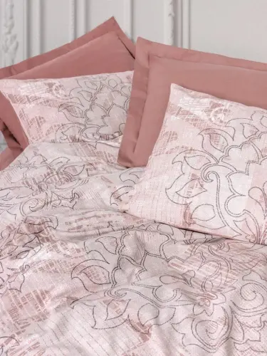 Cotton Box Dual Çift Kişilik Nevresim Takımı Livara Gülkurusu - NEVRESIMDUNYASI (1)