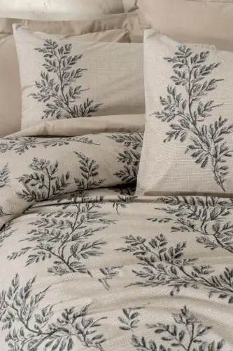 Cotton Box Dual Çift Kişilik Nevresim Takımı Saga Bej - NEVRESIMDUNYASI (1)