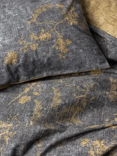 Cotton Box Dual Double Duvet Cover Set Yadawa Mustard 8680108078440 - 2