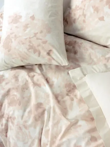 Cotton Box Dual Single Duvet Cover Set Vestige Beige - NEVRESIMDUNYASI (1)