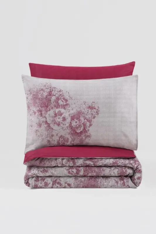 Cotton Box Dual Size Bedding Set Vidal Bordeaux - 3