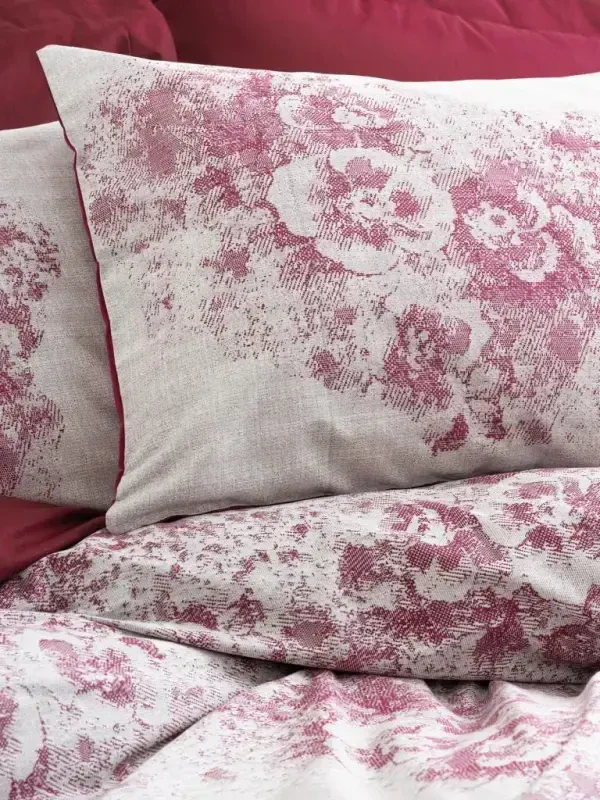 Cotton Box Dual Size Bedding Set Vidal Bordeaux - 2