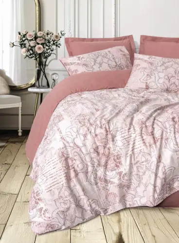 Cotton Box Dual Tek Kişilik Nevresim Takımı Livara Gülkurusu - 1