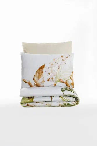 Cotton Box Двуспальный Сатиновый Комплект Постельного Белья Luster Бежевый - 3