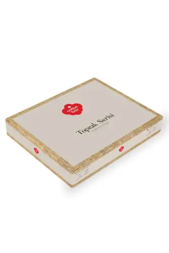Cotton Box Earth Vertu Anthracite Double Bed Sheet Set - 3
