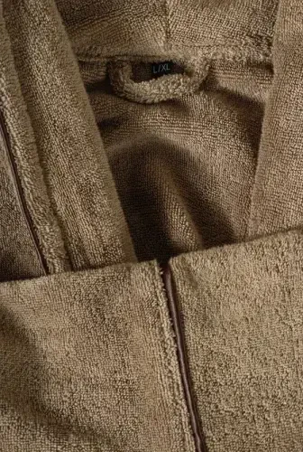 Cotton Box Exclusive Single Bathrobe Set Beige L/xl - NEVRESIMDUNYASI (1)