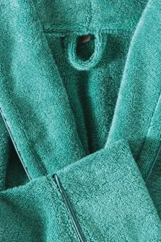Cotton Box Exclusive Single Bathrobe Set Green M/L - NEVRESIMDUNYASI (1)