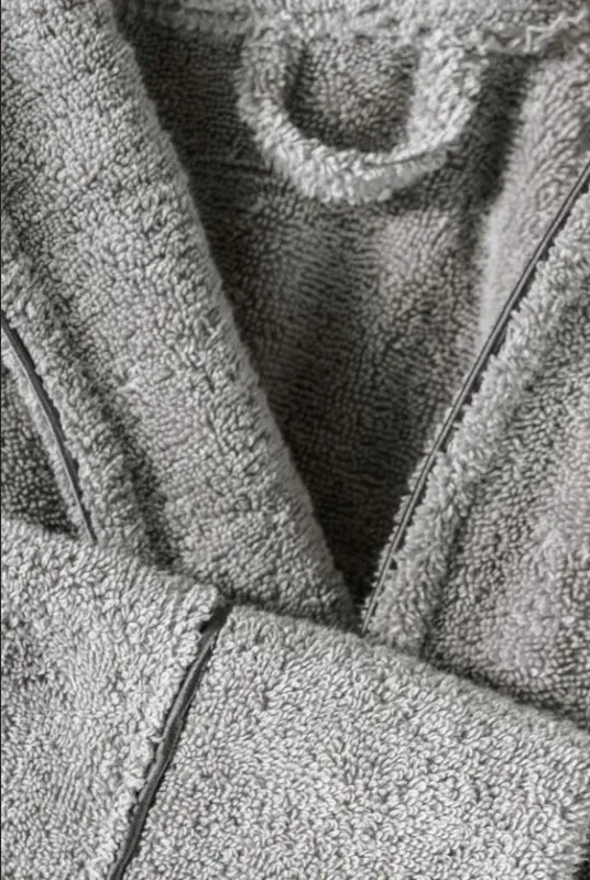 Cotton Box Exclusive Single Bathrobe Set Grey L/XL - 2