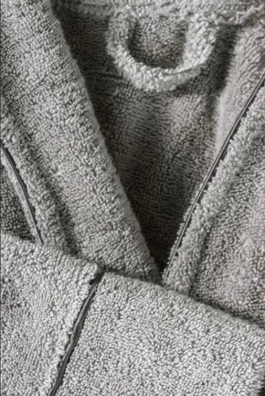 Cotton Box Exclusive Single Bathrobe Set Grey L/XL - 2