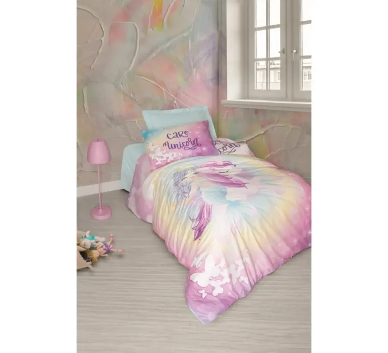 Cotton Box Genç Ranforce Nevresim Takımı Tek Kişilik Sirena Mint - 1