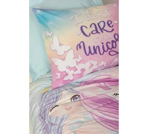 Cotton Box Genç Ranforce Nevresim Takımı Tek Kişilik Sirena Mint - NEVRESIMDUNYASI (1)