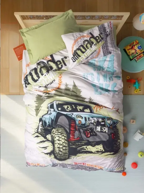 Cotton Box Genç Ranforce Постельное белье для подростков Tek Kişilik Adventrue - NEVRESIMDUNYASI
