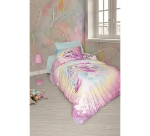 Cotton Box Genç Ranforce Постельное Белье Односпальный Sirena Mint - 1