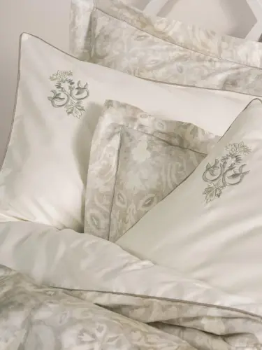 Cotton Box Juft Kişilik Elit Saten Nevresim Takımı Beatrix Bej - 3