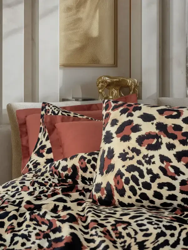 Cotton Box Leoluxe Tile Satin Duvet Cover Set Double Size - 2